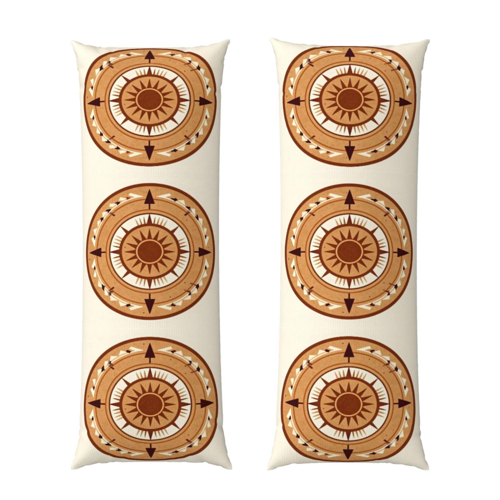 mysterious symbol Body Pillowcase 20x60-Ultra Soft Plush Long Pillow Cover with Hidden Zip for Sleeping