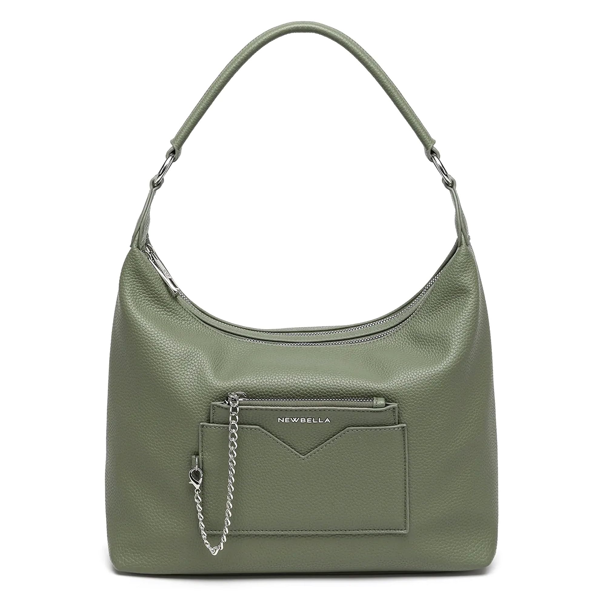 NEWBELLA Women's Hobo Purse - Faux Leather Shoulder Bag & Tote Handbag, Spacious Work Bag for Commute & Daily Use