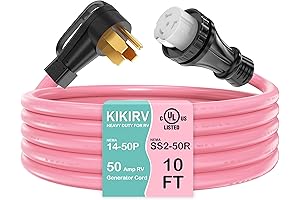 50 Amp RV Cord, 10 Feet: Your Reliable Power Source for RV Adventures