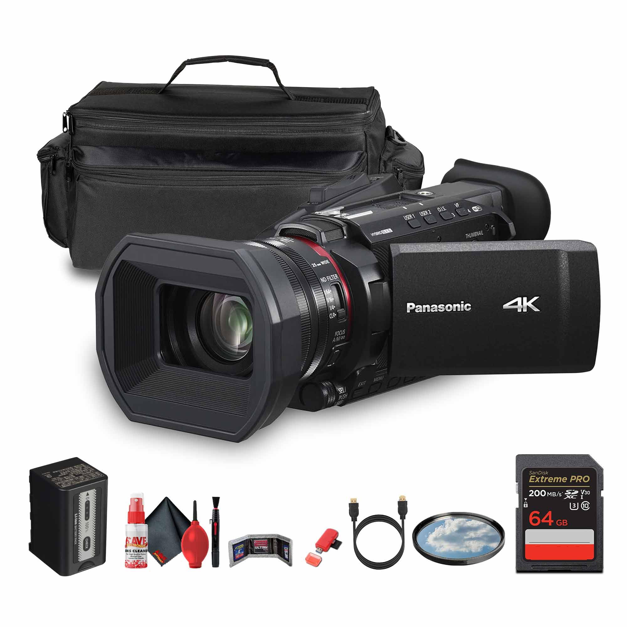 【4Kビデオカメラ】Panasonic HC-X1500 Amazon.com : Panasonic HC-X1600 UHD 4K HDMI Lightweight Compact