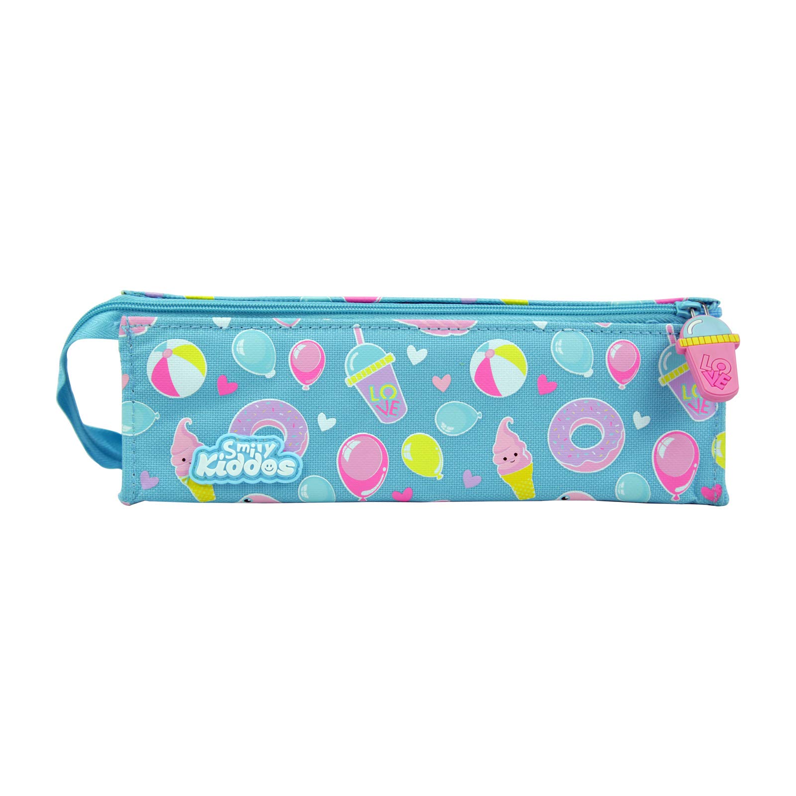 Smily Kiddos| Smily Tray Pencil Case (Light Blue) | Compass Box | Pencil Case for Kids with Cartoon Zipper | Smily Kiddos Tray Pencil Case | Color Black/Pink/Light Blue/Blue/Purple (B07DVH5WYM) Amazon Price History, Amazon Price Tracker