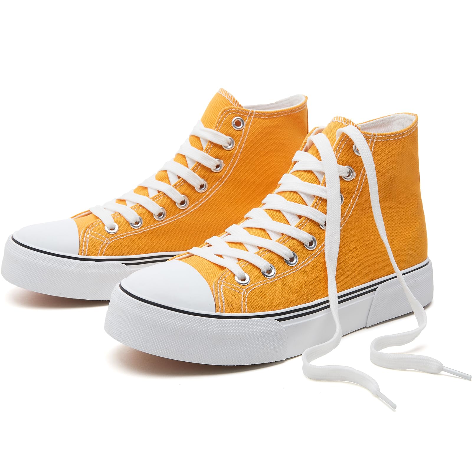 hash bubbie Unisex Fashion High top Sneakers Womens Classic High Tops Canvas Shoes Casual Tennis Shoes for Men