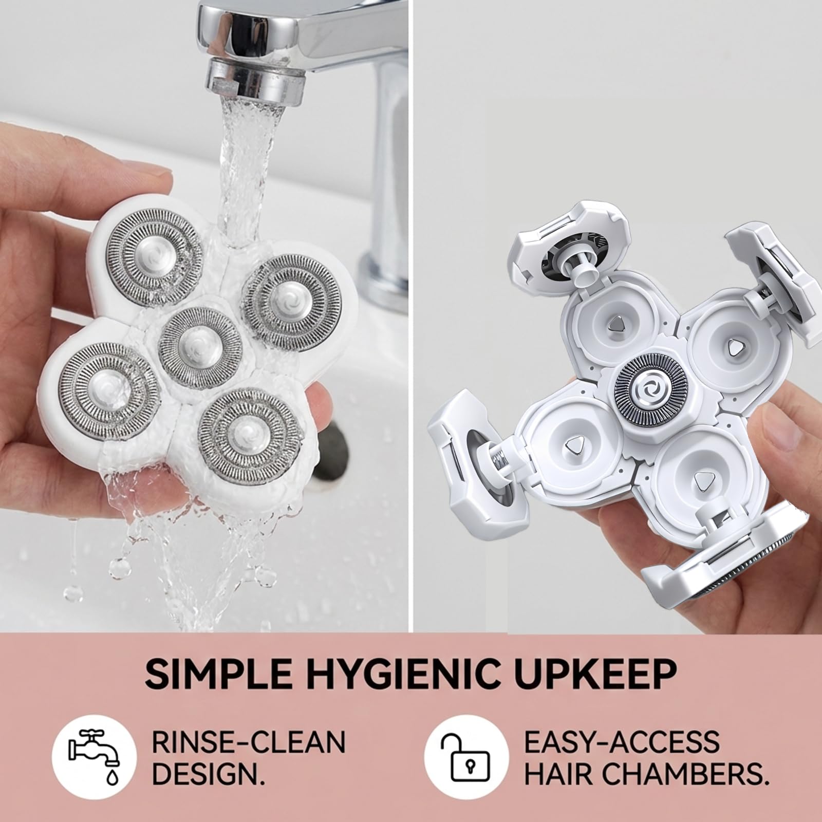 Freebird-Compatible 5-Blade Replacement Blades for Women's Shaver