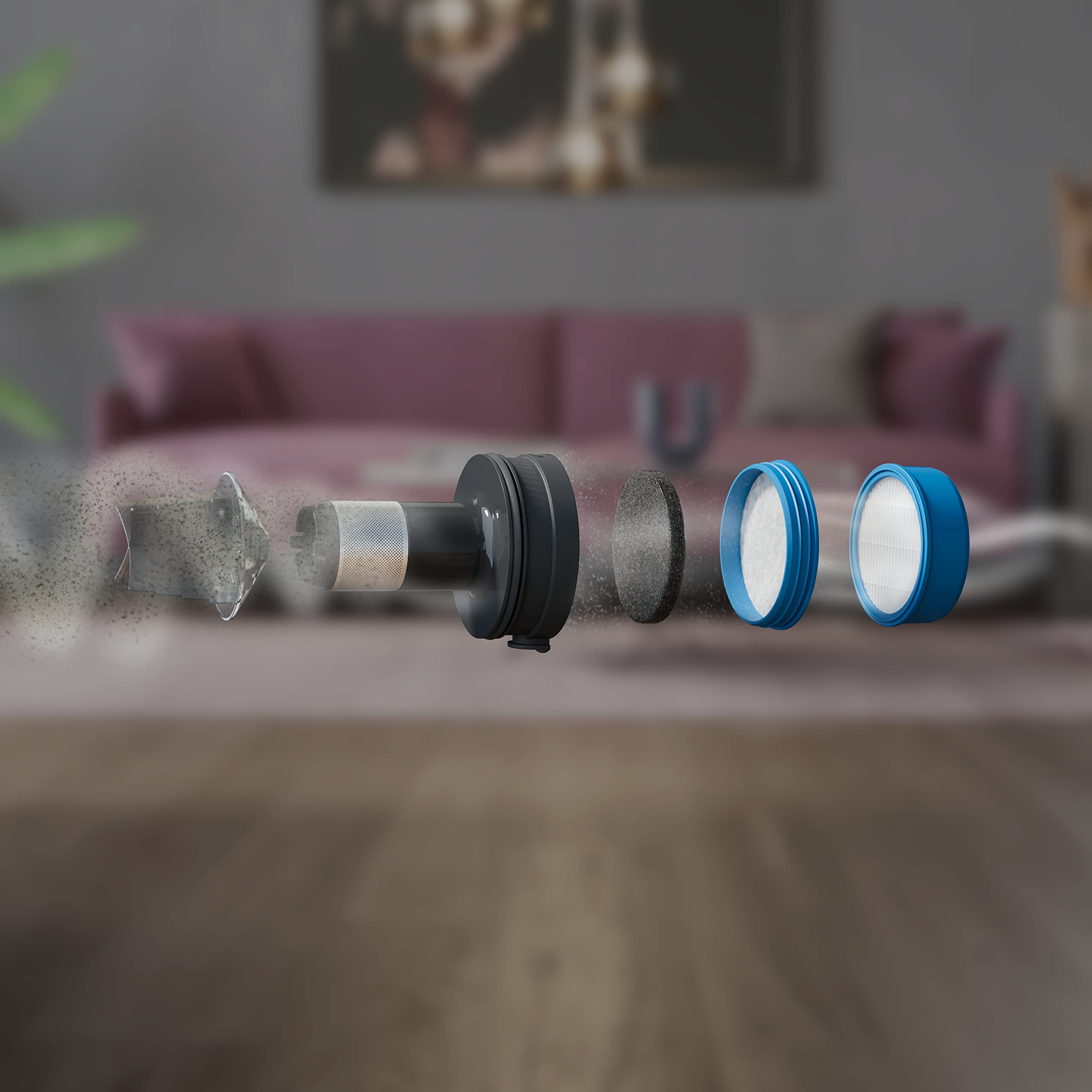 AEG Staubsauger Filter Set - Komplett-Set Mit 2 Vorfiltern & 4 Feinstaubfiltern Für Serie 7000/6000