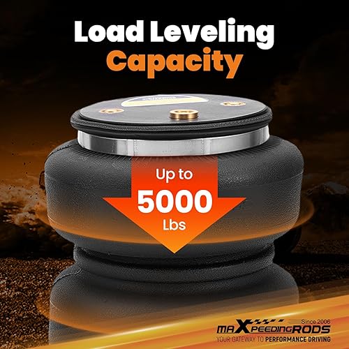 Miniatura 5 de maXpeedingrods Kit de bolsas de suspensión neumática trasera de 5000 libras para GMC Sierra Chevrolet Silverado 2500HD 3500HD 4WD 2020-2023 Kit de