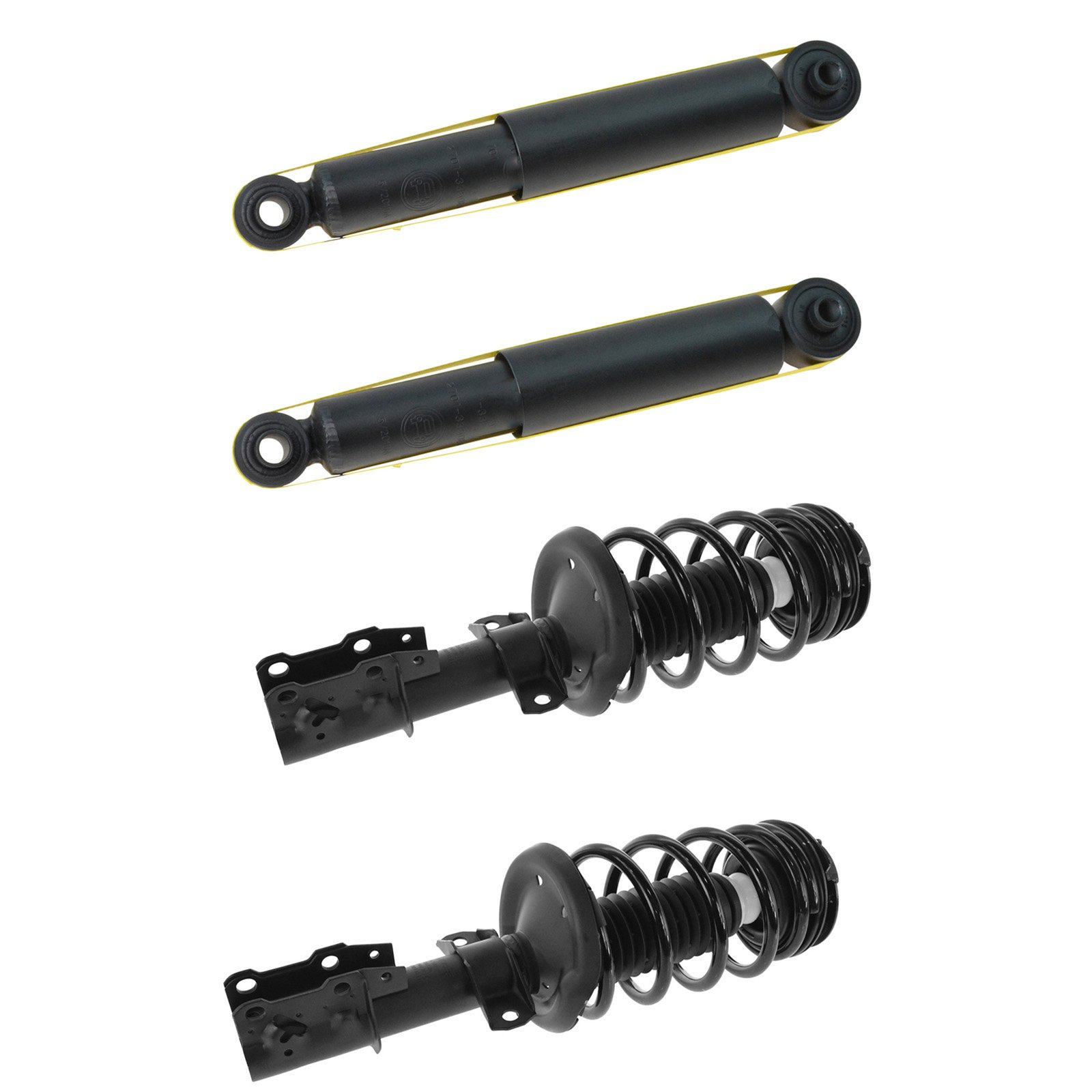 Complete Strut & Shock Kit For 2006-2012 Ford Fusion 4-Cylinder - Front Struts & Rear Shocks Bundle
