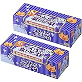 驚異の防臭袋 ボス うんちが臭わない袋 2個セット 猫用うんち処理袋【カラー：ブルー】 (SSサイズ 200枚入)