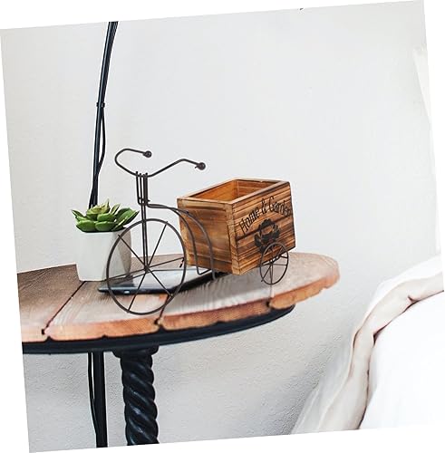 Vista 2 de Yardwe Caja de adorno de madera para manualidades