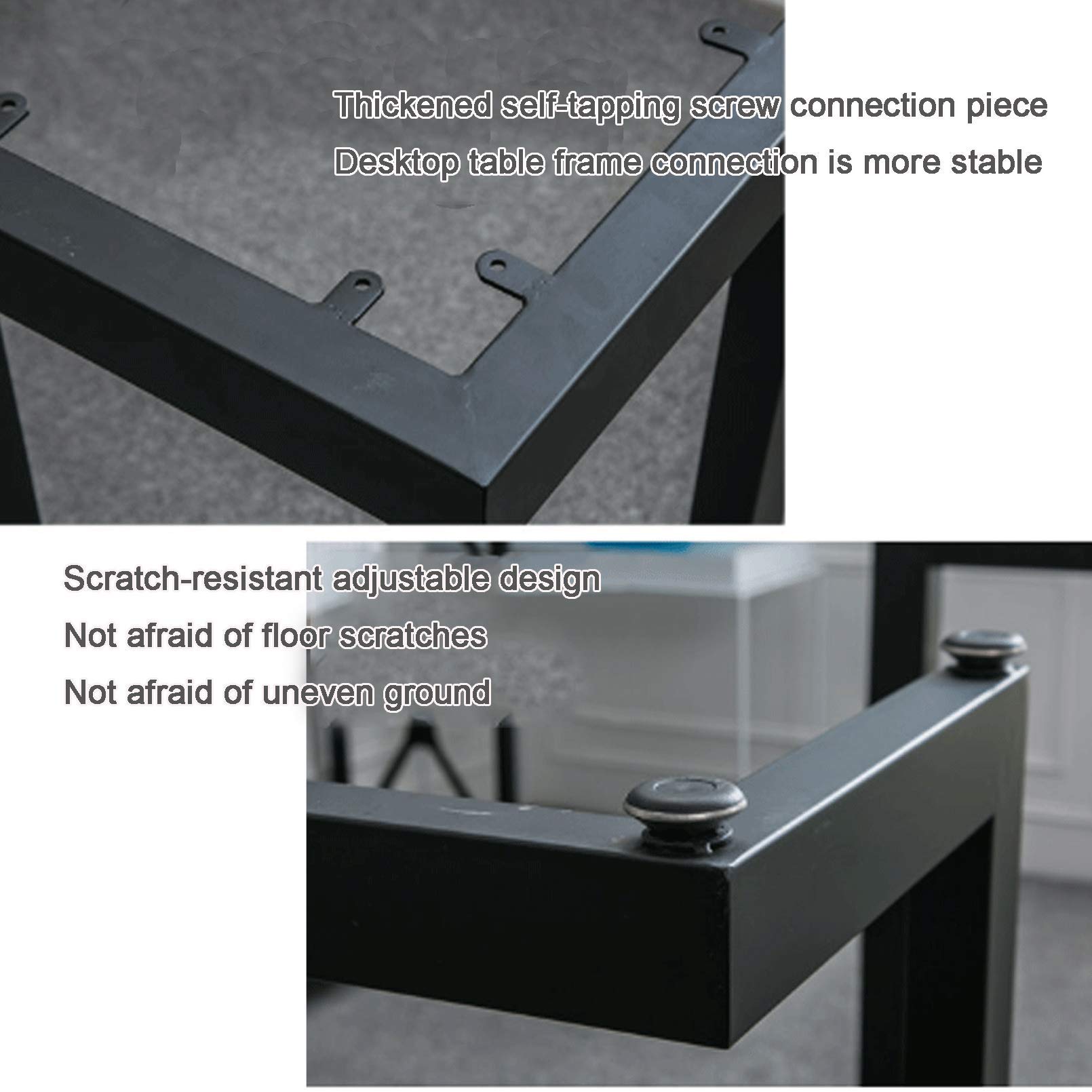DBREAKS 2 Pcs Patas De Muebles, A Forma Patas Para Mesa Industrial, 40cm Patas De Mesa