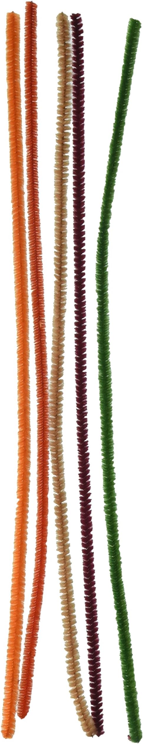 Darice 1084-99 100 Piece Big Value Chenille Stems, Fall