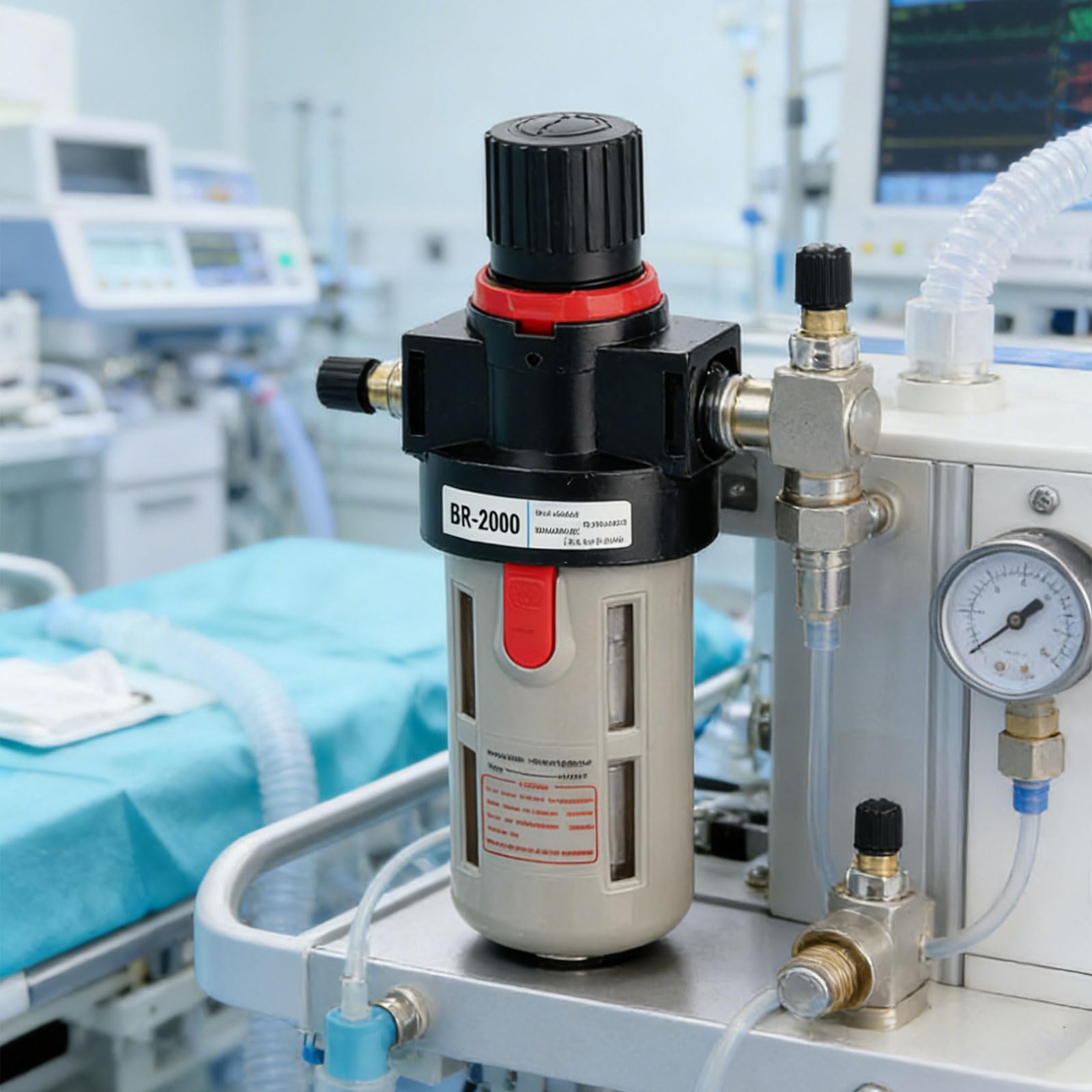 Adattatore di regolazione della pressione del separatore d'acqua dell'olio pneumatico di fonte d'aria con preciso facile da usare pompe d'aria riduttore accoppiamento adattatore