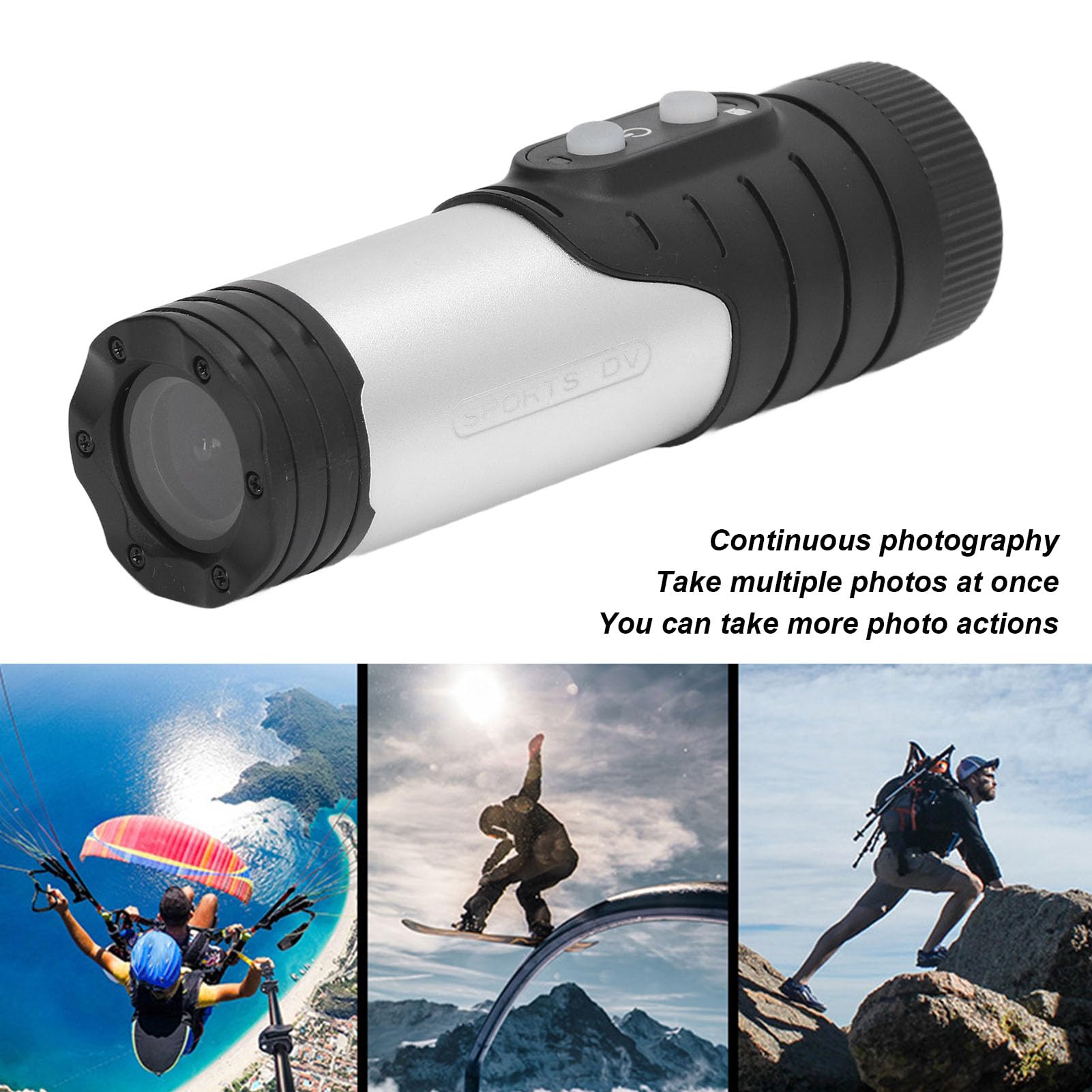 Stuurfietscamera, 1080P Anti-shake Fietsvideocamera met 120 Stuurfietscamera, 1080P Anti-shake Fietsvideocamera met 120