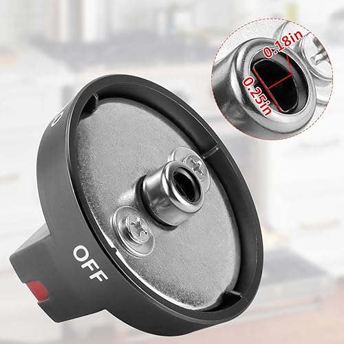 Miniatura 9 de Fetechmate DG64-00473A Perillas de estufa para estufa de gas Sam-Sung NX58F5700WS NX58H5600SS NX58H5650WS NX58J7750SS Reemplaza DG64-00473B Perillas