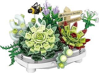 SEAUR Flower Bouquet Building Set DIY Flower Bouquet Creative Construction Block Bouquet Building Kit Home Decor Gifts