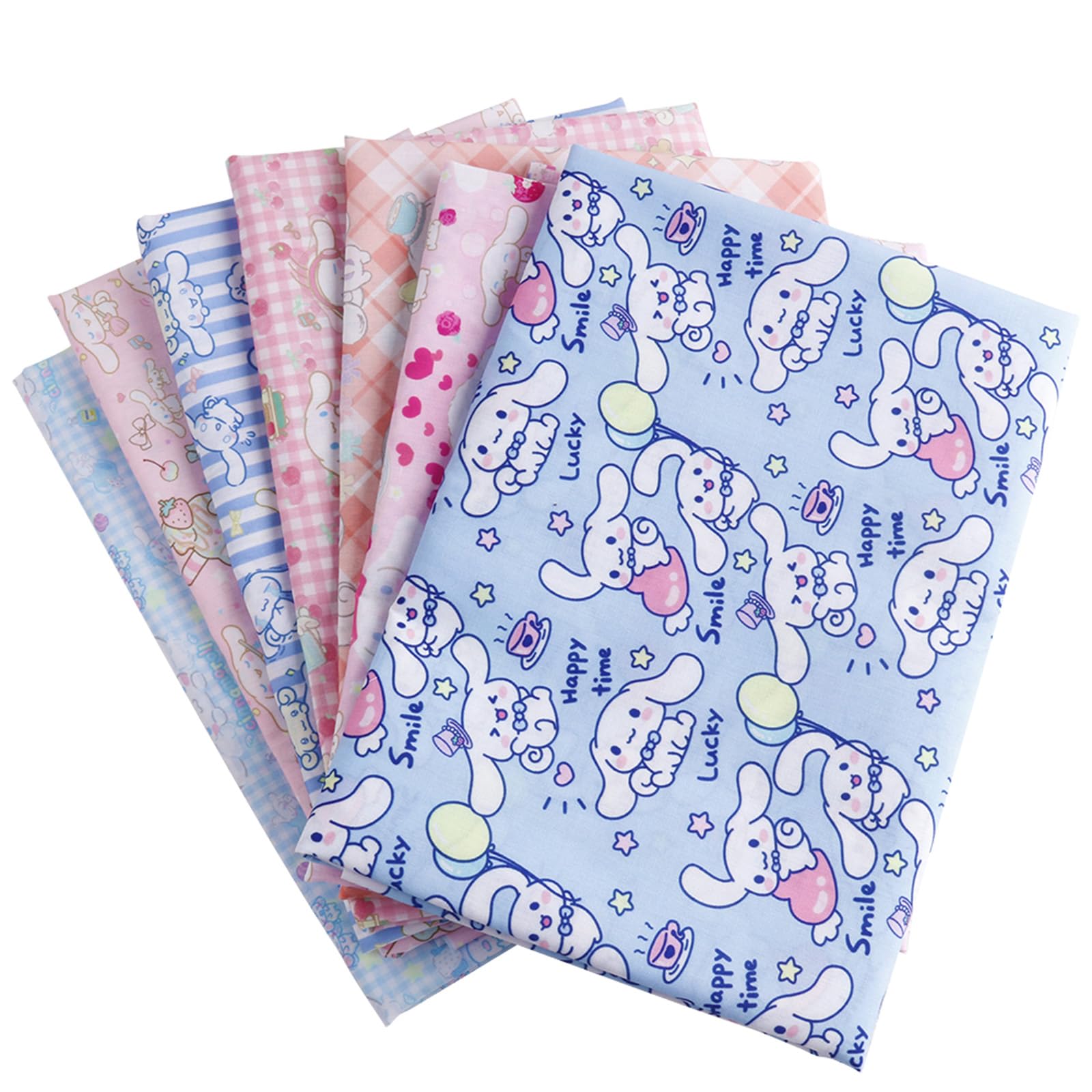 Amazon.co.jp: シナモロール 生地 布 DIY 裁縫 手芸素材 7種柄 50 