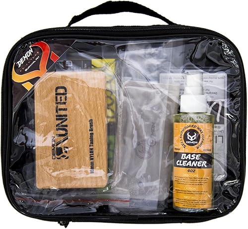 Miniatura 2 de DEMON UNITED Srvl Wax Kit- Ski Waxing Kit & Snowboard Wax Kit- Includes 399gms of Wax, Nylon Brush, 2- Scrapers and Ski & Snowboard Base Cleaner