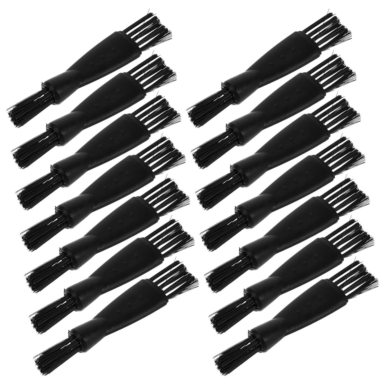 20 Pcs Double-ended Shaver Cleaning Brushes for Electric Razor and Hair Clipper, Plastic Bristle Brush Cleaner for Men’s Trimmer Maintenance and Razor Hair Removal
