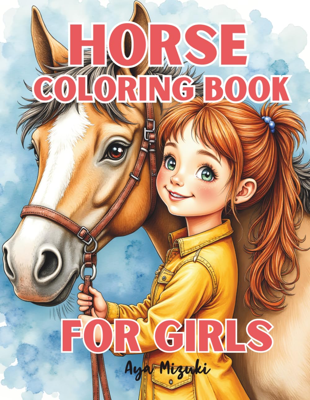 Horse Coloring Book For Girls: Equestrian-Themed Activity Pages for Young Artists Ages 6–12