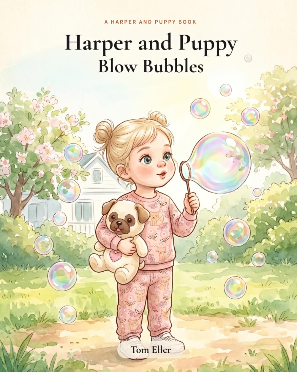 Harper and Puppy Blow Bubbles: A Harper and Puppy Book (Book Two)