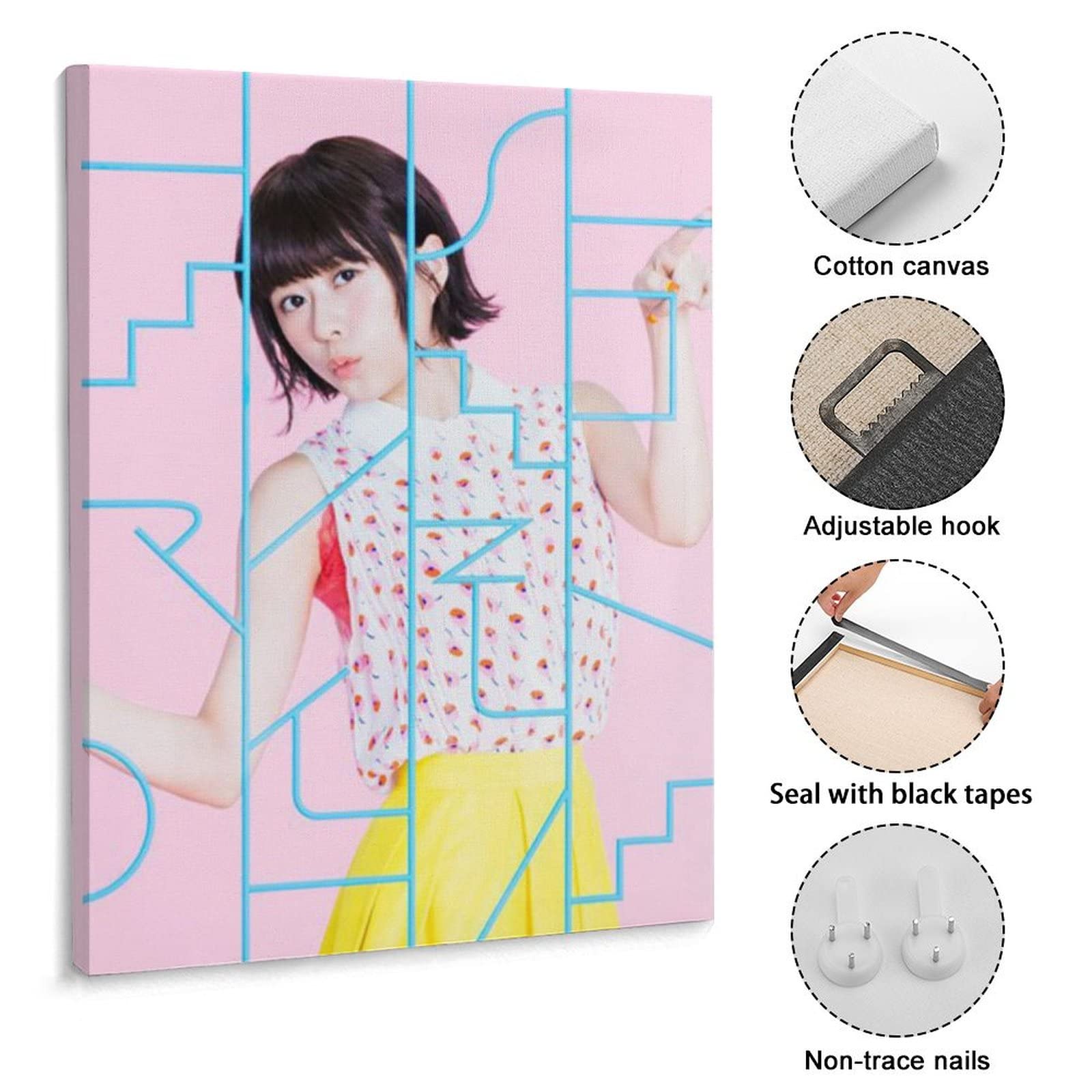 Amazon.co.jp: 水瀬 いのり 掛け絵 ポスター アートパネル 壁掛け 飾り