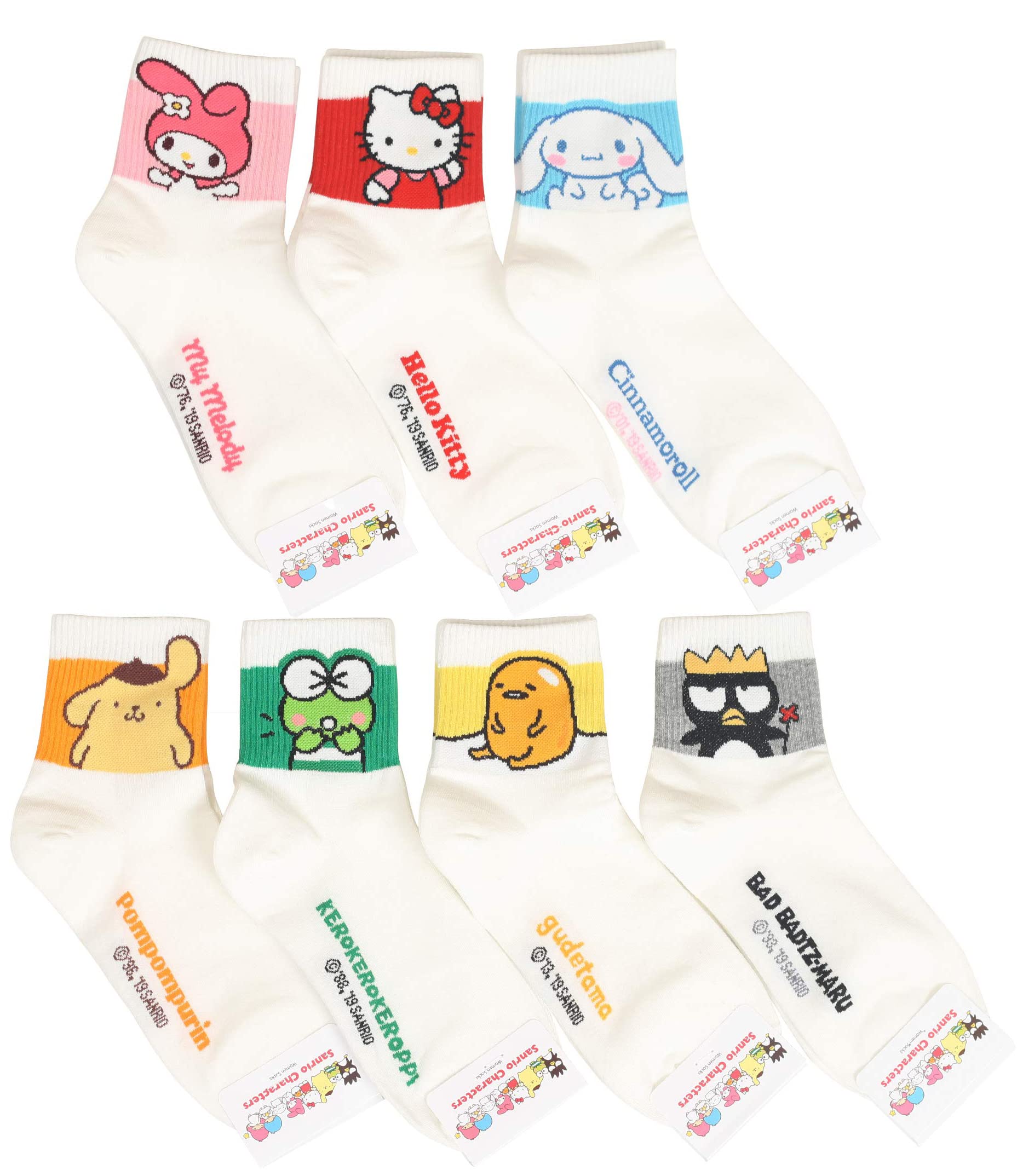 Womens Sanrio Characters Cartoon Novelty Socks