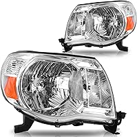 Vista 29 de oEdRo Ensamble de faros Compatible con 2005-2010 Chevy Cobalt / 2007-2010 Pontiac G5 / 2005-2006 Pursuit Reemplazo de faro Carcasa de cromo