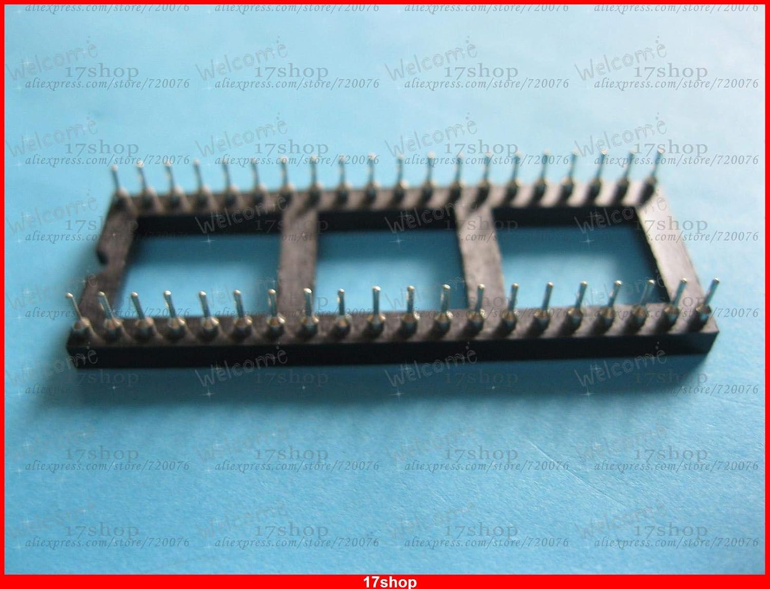 Wiring Connecting Terminals - 24 x IC Socket Adapter Round 40 Pin headers & (IC) Sockets Pitch 2.54mm X=15.24mm