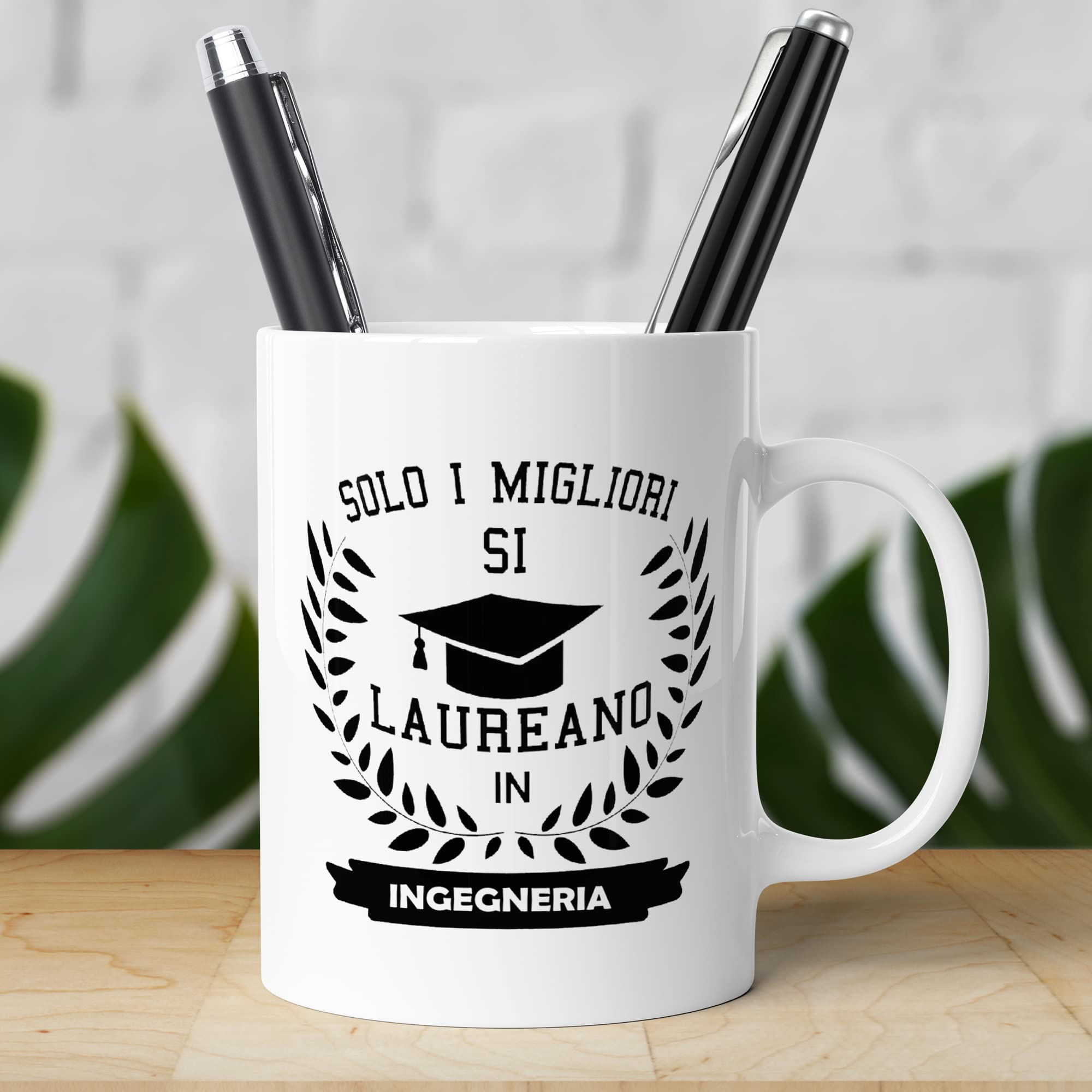 fashwork Tazza Laurea Uomo Finalmente Mi ho Laureato tazza mug laureato divertente Regalo Laurea