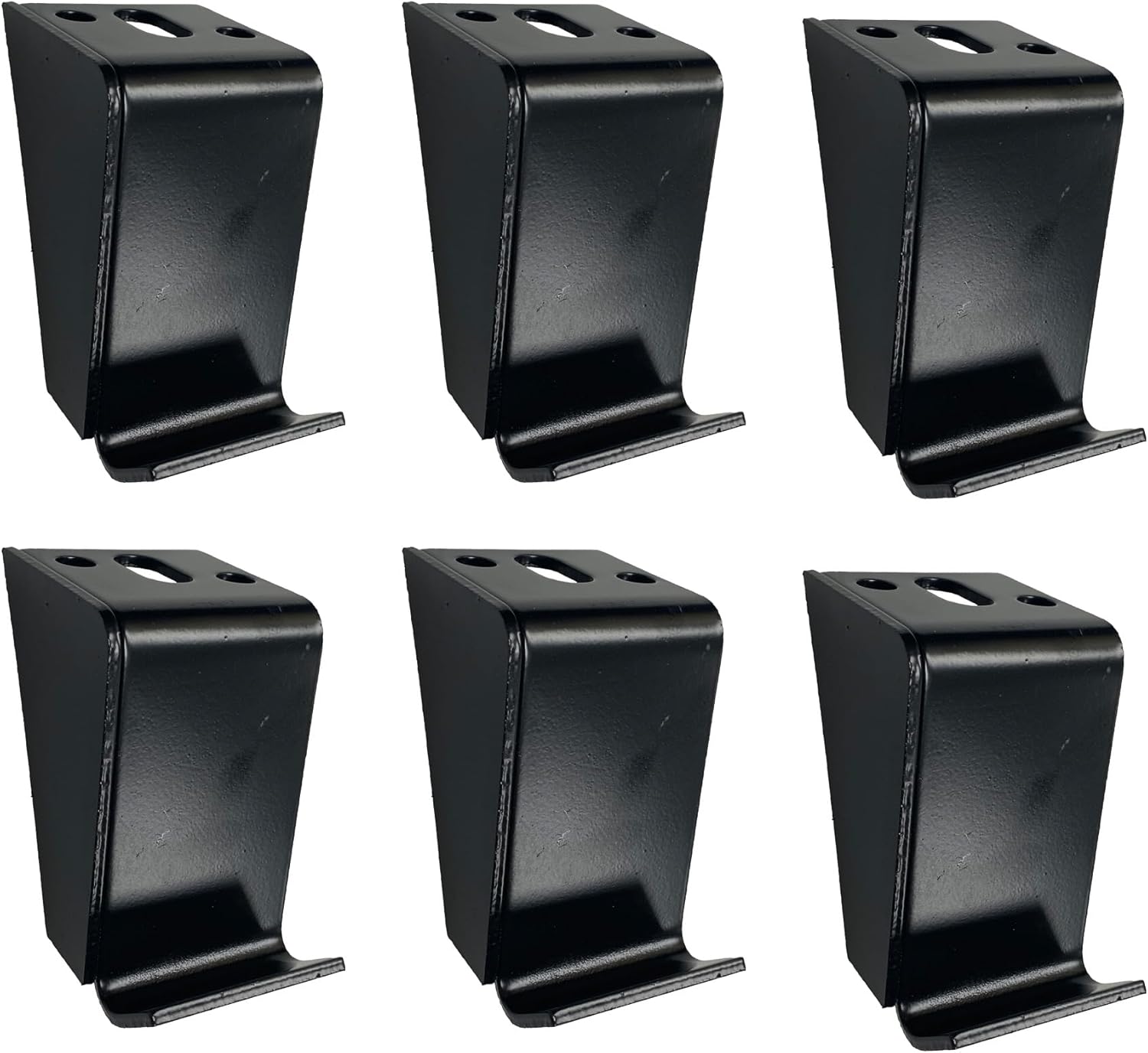 6 Gusseted Class A Customs RV Waste Water Tank Mounting Brackets | 6 Pack | WTMB-3G-6PK | RV Water Tank Hangar Bracket