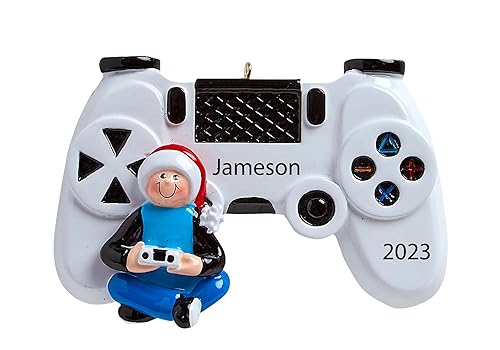 Video Game Christmas Ornament 2025 Personalized Gaming Controller Gift for