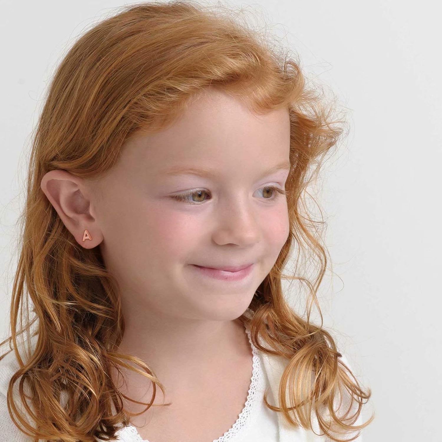 Sterling Silver Stud Earrings for Women, 925 Sterling Silver Initial Stud Earrings Hypoallergenic Earrings for Women Jewelry Gifts - Image 2