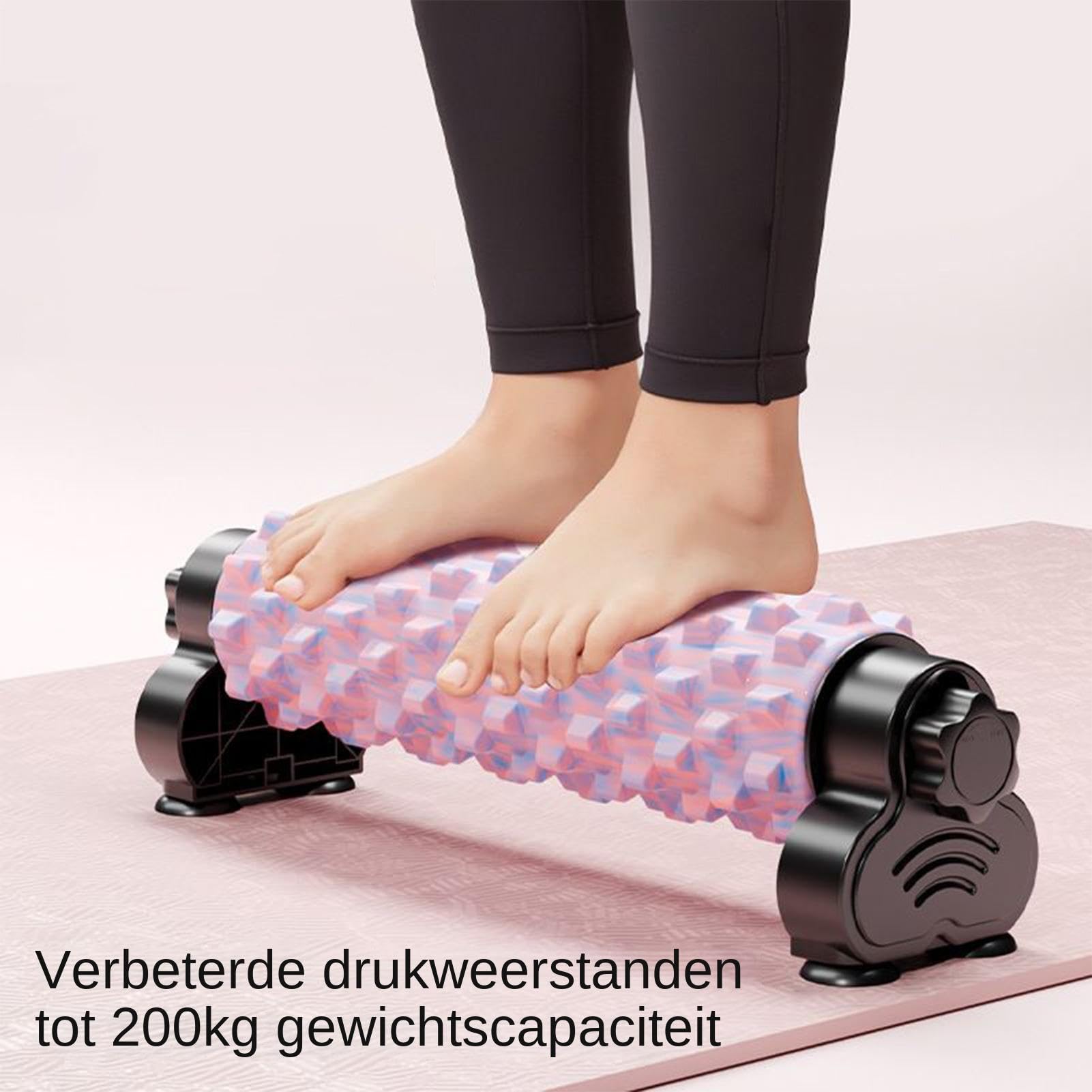 Rullo In Schiuma Per La Schiena Massaggio Profondo e Stretching con Ventose | Rullo in Schiuma con Supporto per Atleti Per Home Gym Yoga Pilates Fitness Allenamento e Recupero Post Sportivo