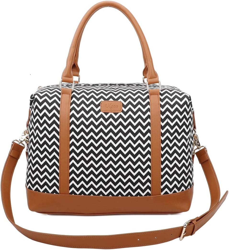 Ulgoo Carry On Duffel Tote Bag Travel Overnight Shoulder