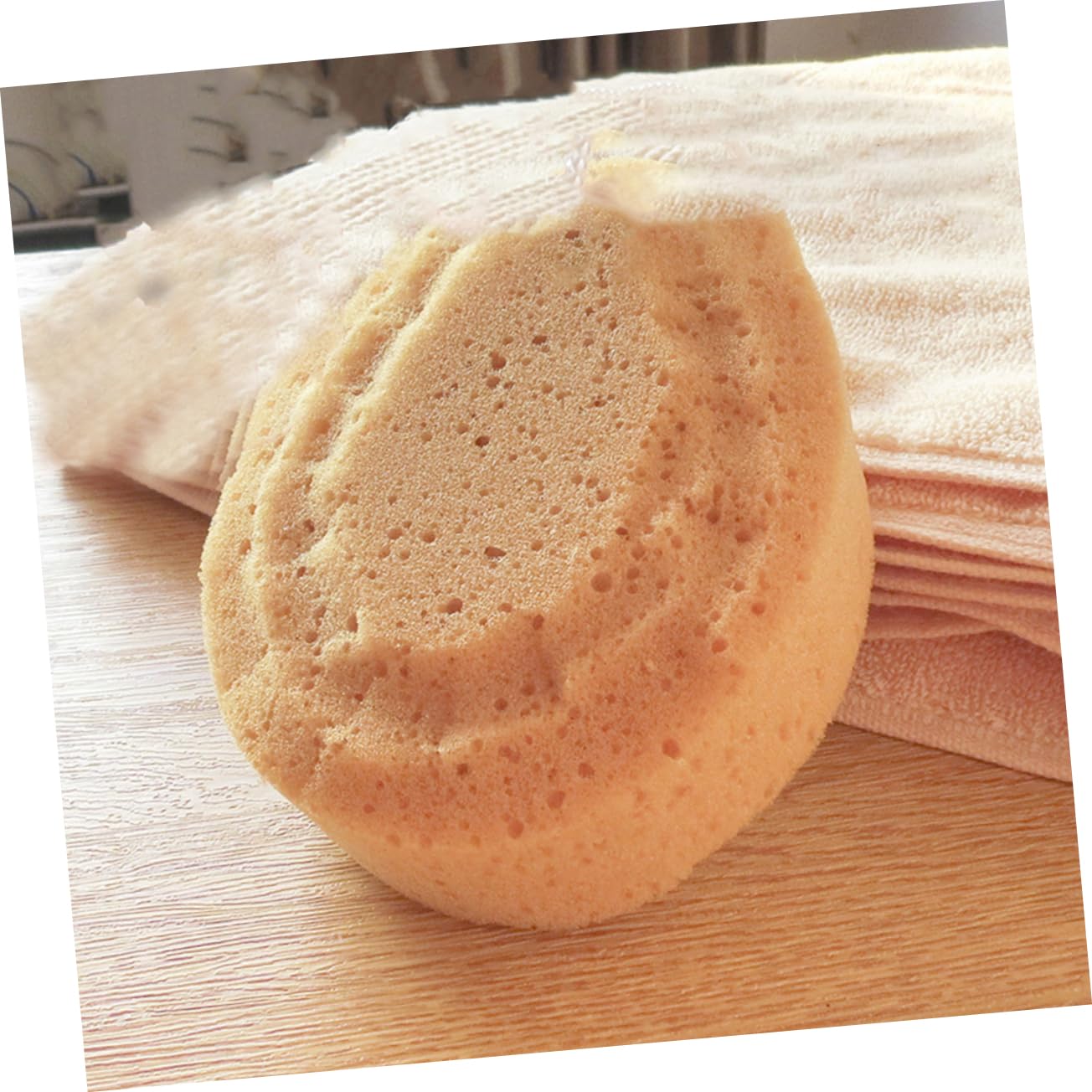 TOVINANNA 8Pcs Bath Exfoliating Sponge Honeycomb Skin Scrubber for Gentle Exfoliation and Cleansing Lightweight Bath Supplies for Adults for Home Travel Use