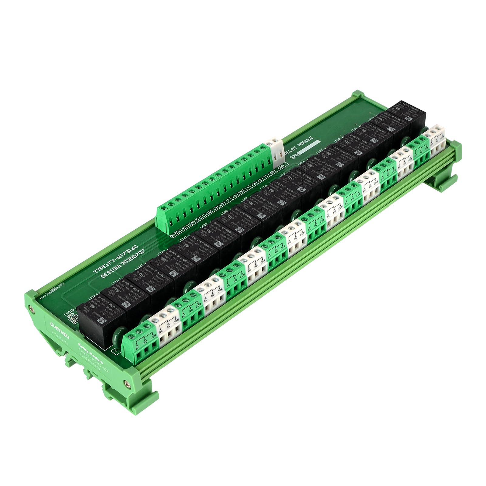 4 Channel Relay Module - DIN Rail Mount -10 4 Channel Relay Module - DIN Rail Mount -10