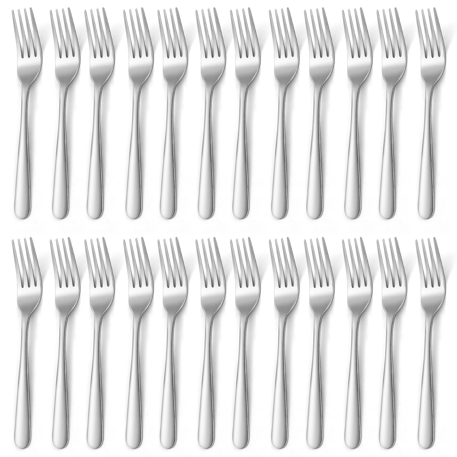 Dinner Forks, 24-Piece Stainless Steel Forks Set, 7.1 Inch Silverware Forks