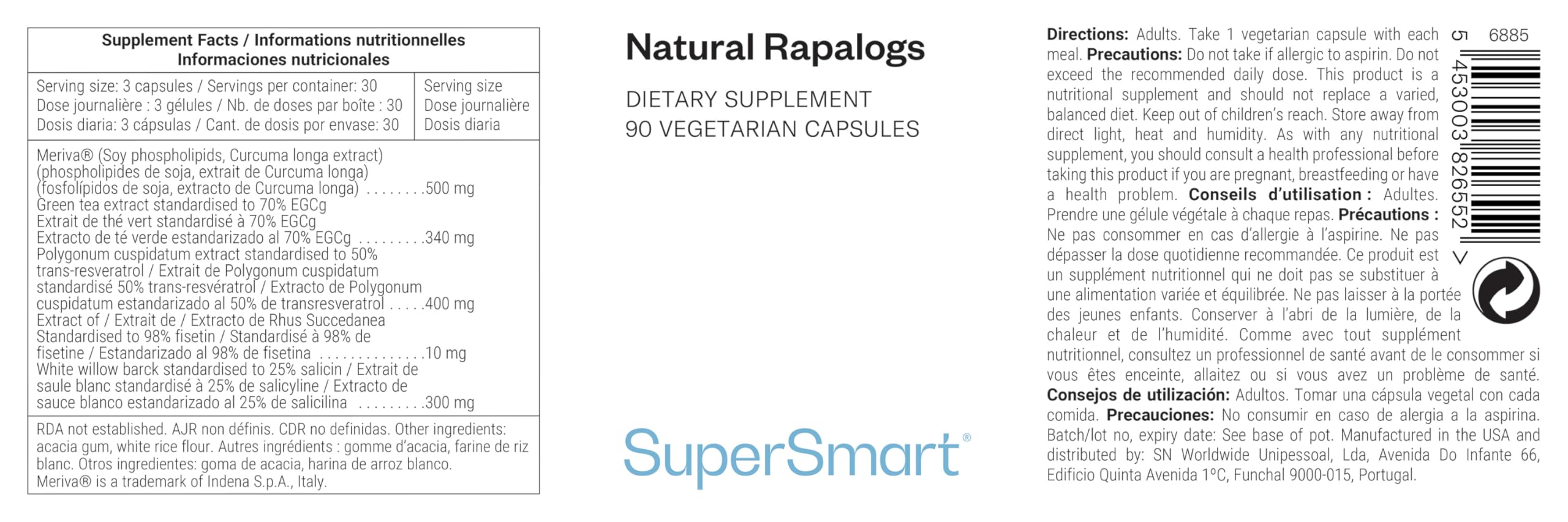 Natural Rapalogs - Anti-Aging - Hemmstoffe gegen mTOR - SuperSmart