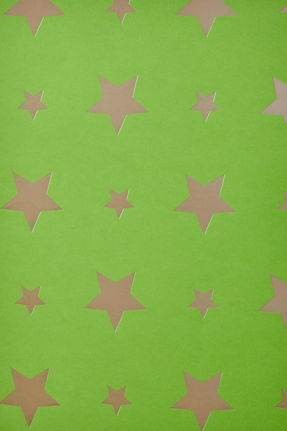 Springboard A4 Metallic Holographic Foil Design Card - 230gsm Cardstock for Card Making - Compatible w/Die-Cutting Machines - Vibrant & Interesting Crafting Card - Silver Stars (Lime Card) - 10-Pack