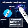 Lápiz Stylus para Tablets Android AMZ Fire Max 11, Fire HD 10, HD 8/para Lenovo/XIAOMI/Redmi Tab, Pantalla Táctil, Preciso, Encendido/Apagado con un Solo Clic, +2 Puntas y Larga Duración de Batería (Blanco) 5