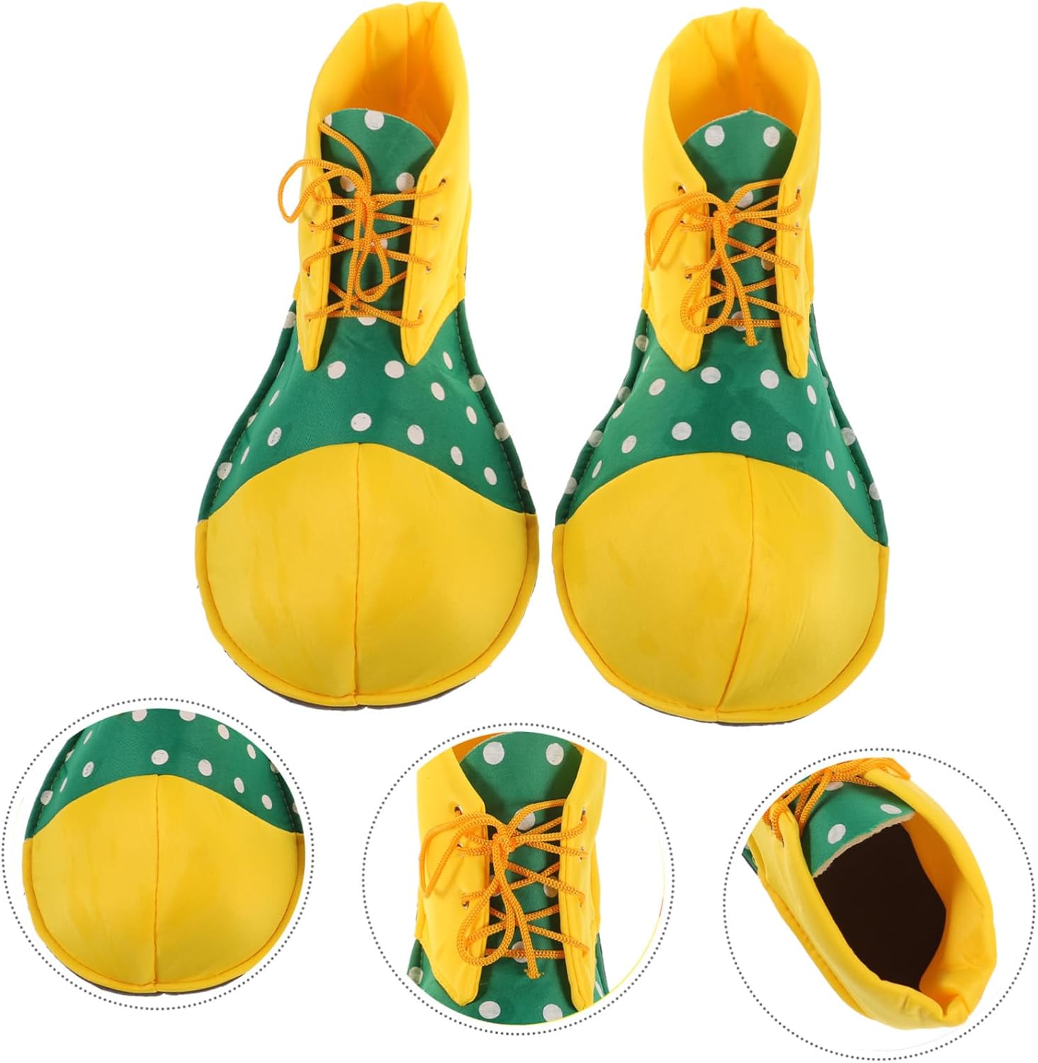 Halloween Costumes Halloween Shoes Clown Costume Shoes Carnival Clown Accessories for Carnival Cosplay Party s Green Inflatables