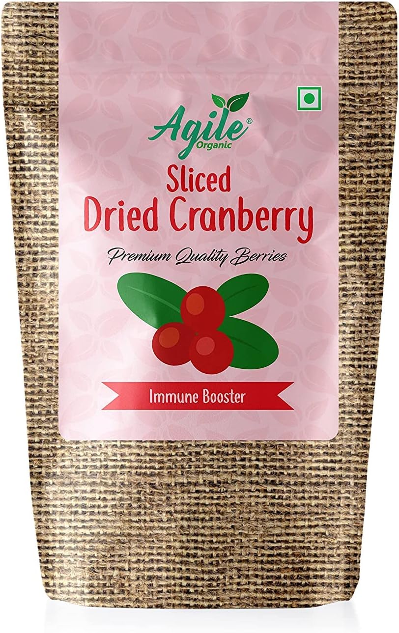 Dried Cranberry Sliced 1kg | Dried Cranberries | Vegan Healthy Snack