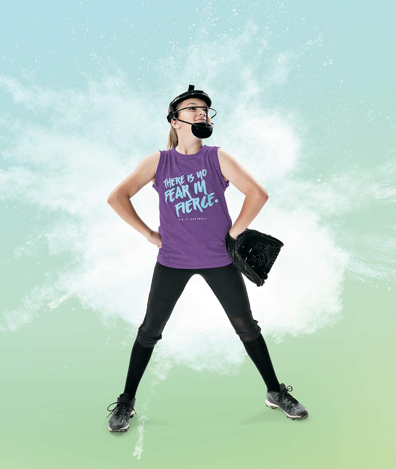 RIP-IT Damen, Klassische Damen-Softball-Hose (Schwarz, Größe L) Classic Softball Pant