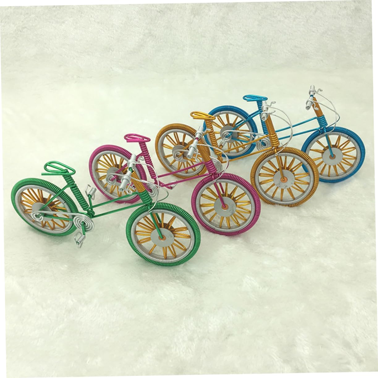 Miniature Bike Model Metal Craft Desktop Ornament for Home Decor image 3