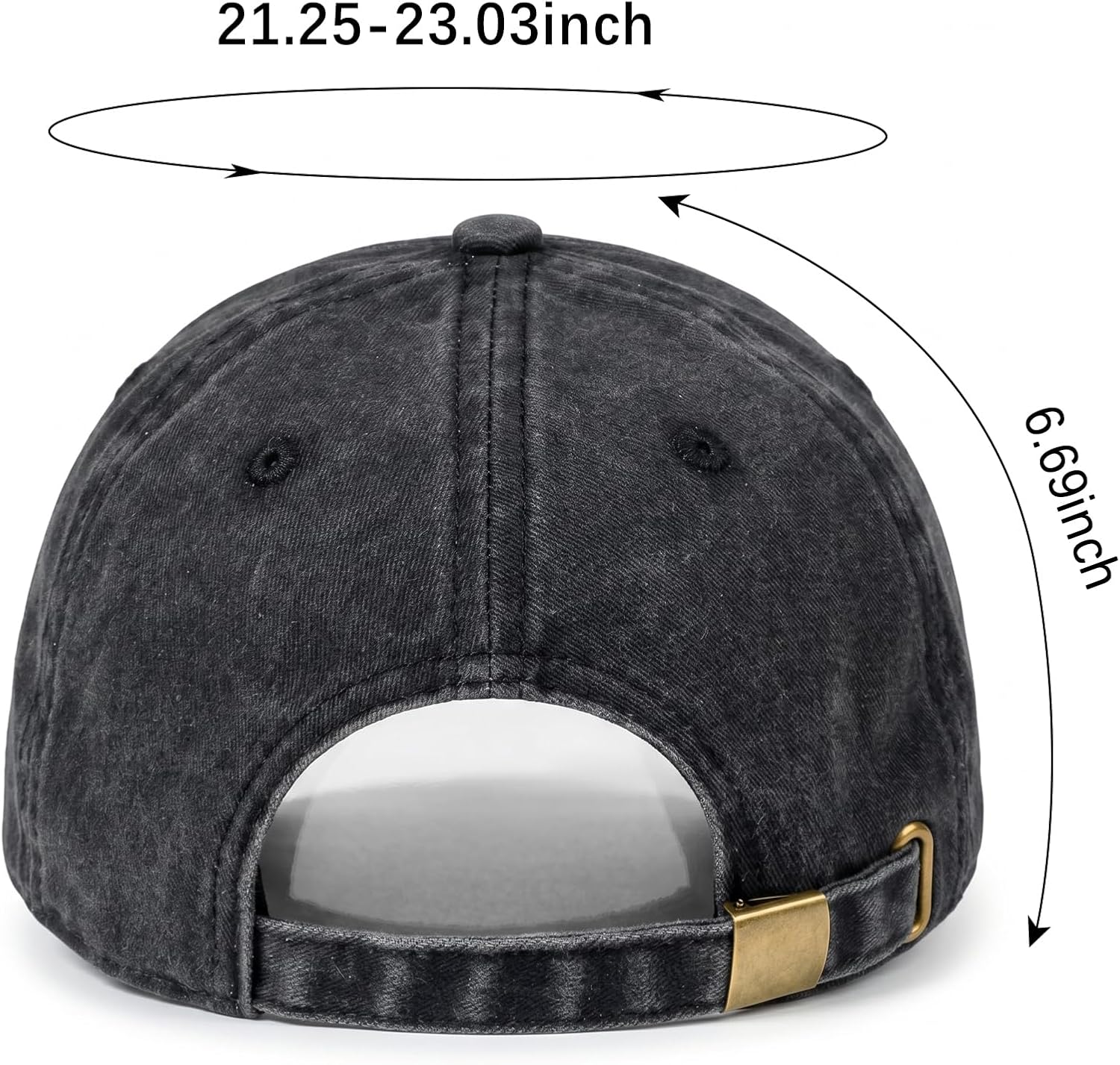 Baseball Cap Unstructured Curved-Brim Classic Vintage Embroidered Golf Hat