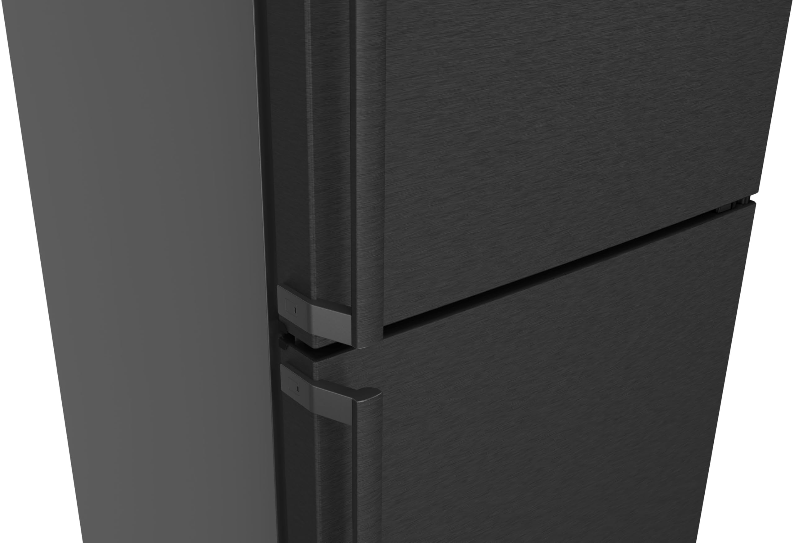 Bosch Serie 4 Freistehende Kühl-Gefrier-Kombination 203 x 60 cm KGN39VXAU | NoFrost nie wieder abtauen, edles Black Inox Design, XXL 363 l Volumen, VitaFresh Frischesystem, extrem leise 29 dB