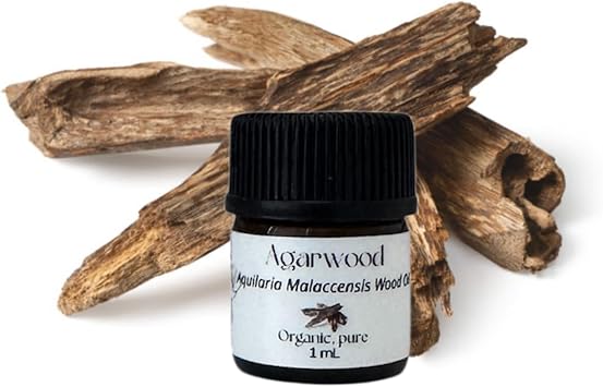 Agarwood Essential Oil, Oud, Organic, Pure, Natural, 1 mL