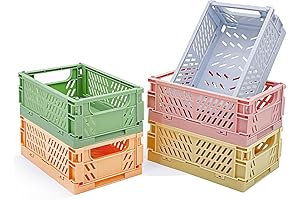 Pastel Pink Crates: Aesthetic Storage Solution for Organized Living