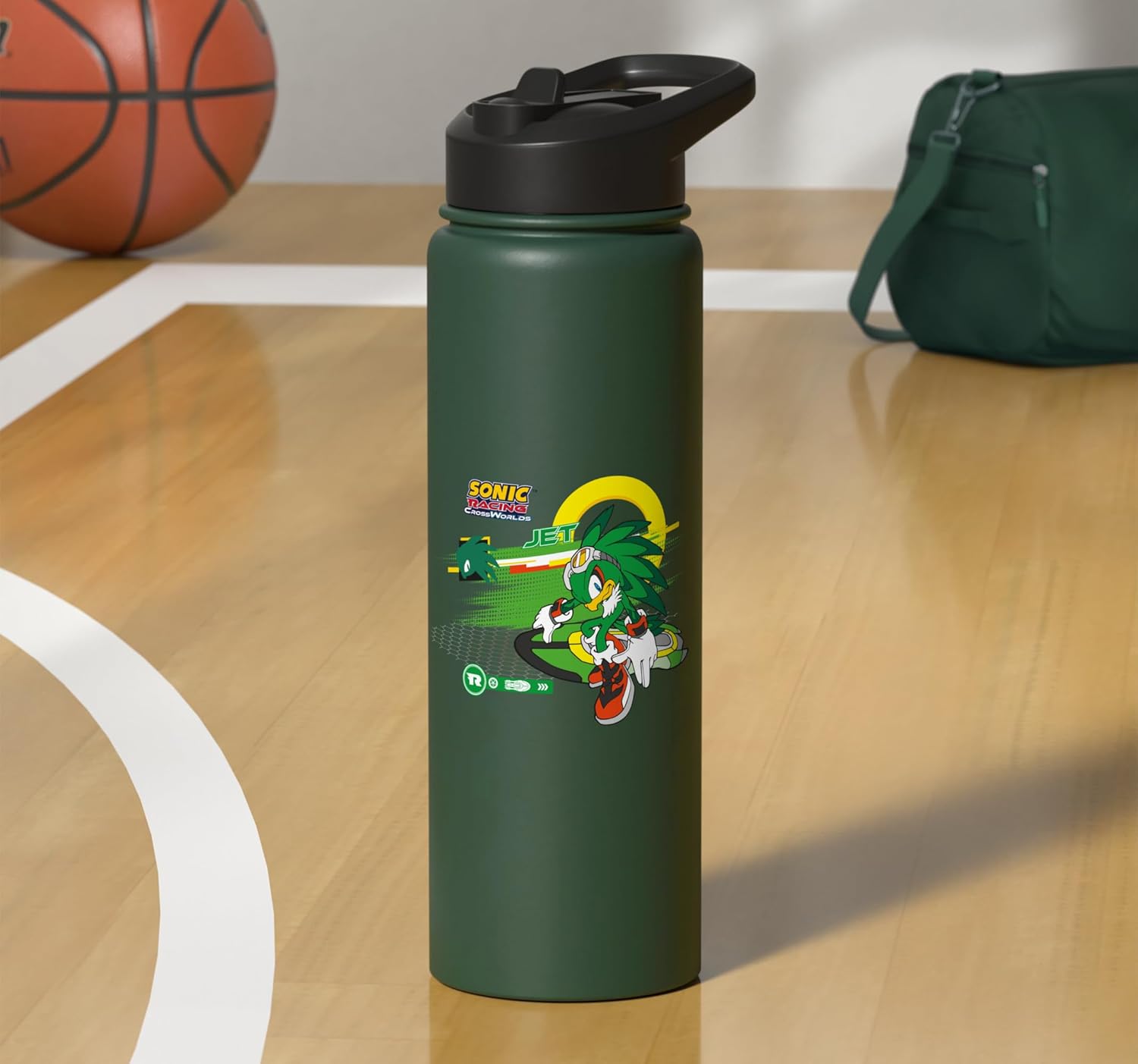 Sonic Racing CrossWorlds - Ready to Roll Jet Stainless Steel Insulated Water Bottle