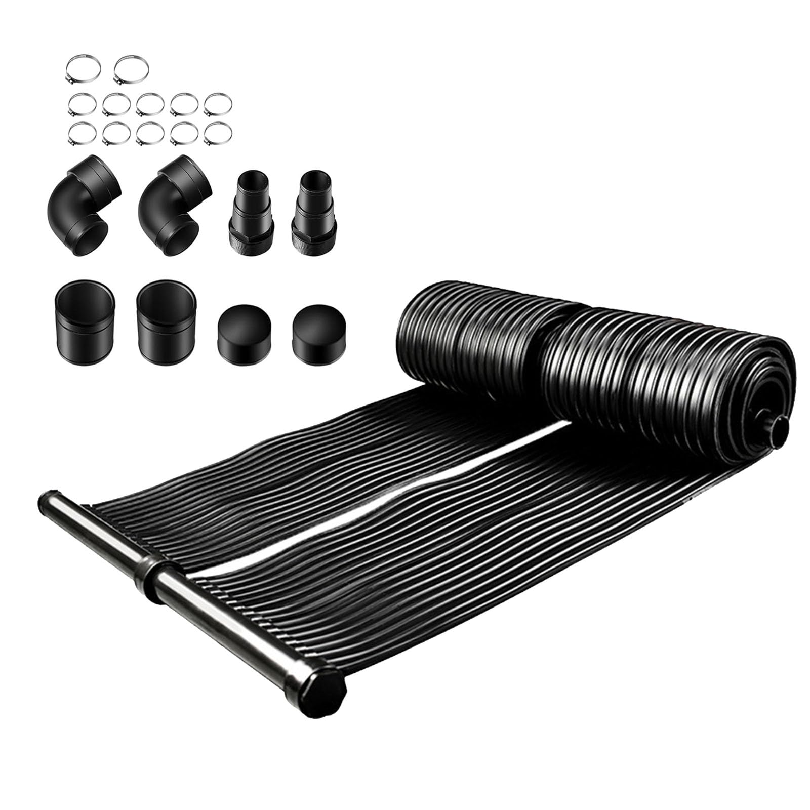 ZcxTry Solar Pool Heater Panel, Solar Panels Swimming Pool Heating System for Inground & Above Ground, Weatherproof Pool Warmer, Portable Solar Panel Heater for Outdoor Roofs,0.67 * 3m