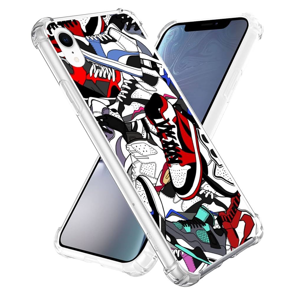 Amazon.com: Axulimin Cool Shoe Clear Phone Case for iPhone